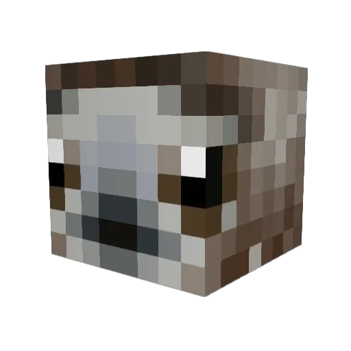 themadterminator Minecraft avatar head, 3D render