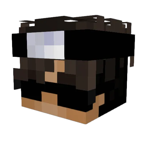 themagamer Minecraft avatar head, 3D render