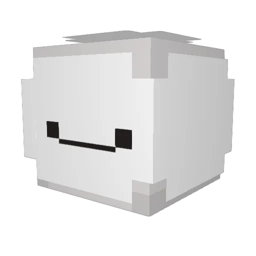themagicchong Minecraft avatar head, 3D render