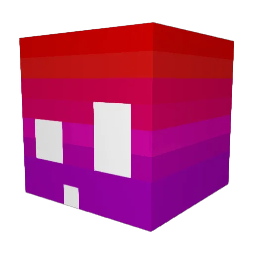 themagicspider_X Minecraft avatar head, 3D render