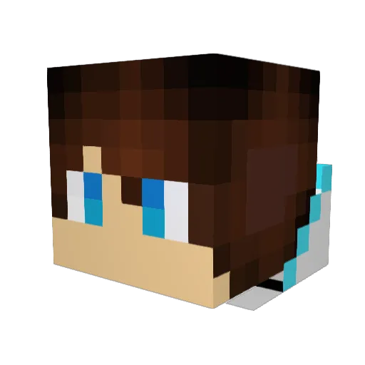 themainmancasey Minecraft avatar head, 3D render