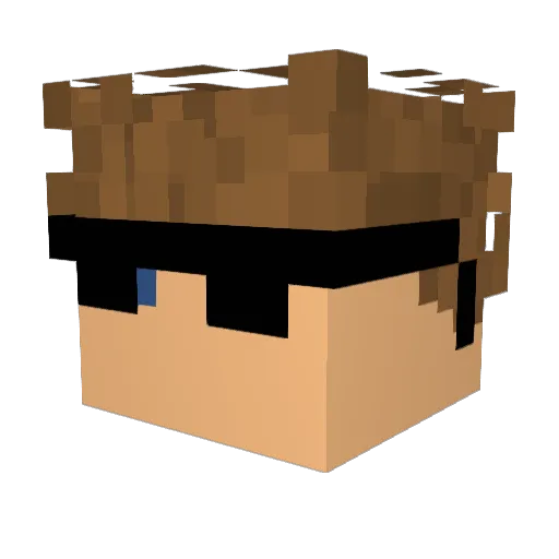 themamalmoose Minecraft avatar head, 3D render