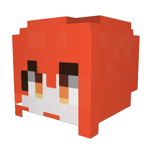 theman0718 Minecraft avatar head, 3D render