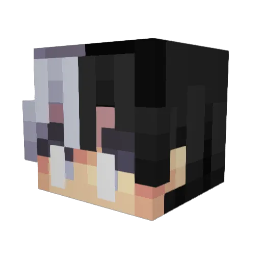 theman2345 Minecraft avatar head, 3D render
