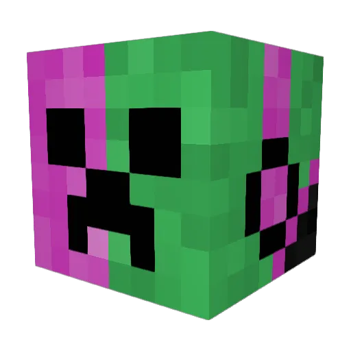 theman42611 Minecraft avatar head, 3D render