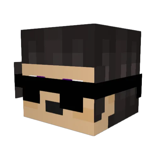 theman52 Minecraft avatar head, 3D render