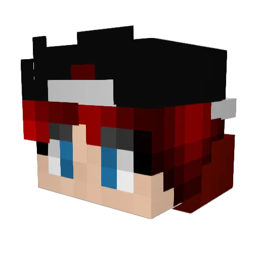 theman7501 Minecraft avatar head, 3D render