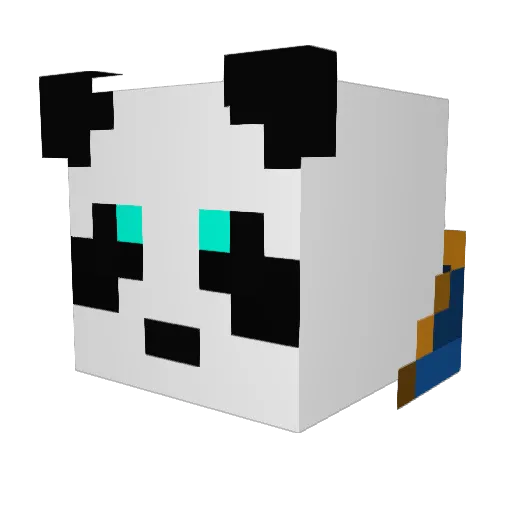 theman84088 Minecraft avatar head, 3D render