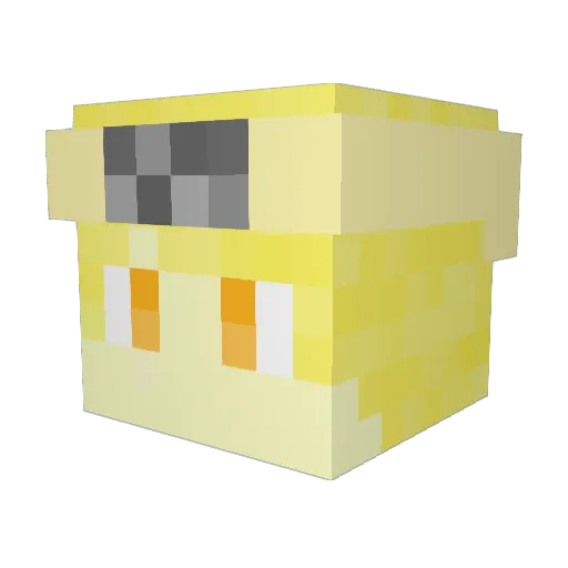 themancan923 Minecraft avatar head, 3D render