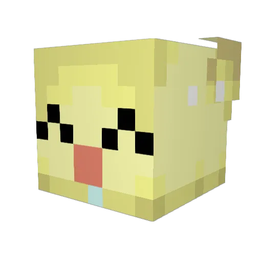 themastermilker Minecraft avatar head, 3D render