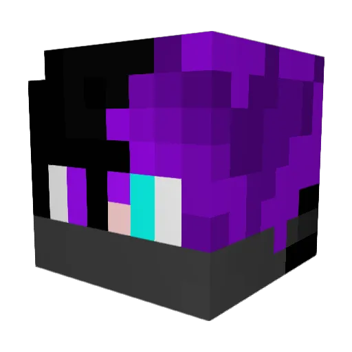 themaxipropvp Minecraft avatar head, 3D render