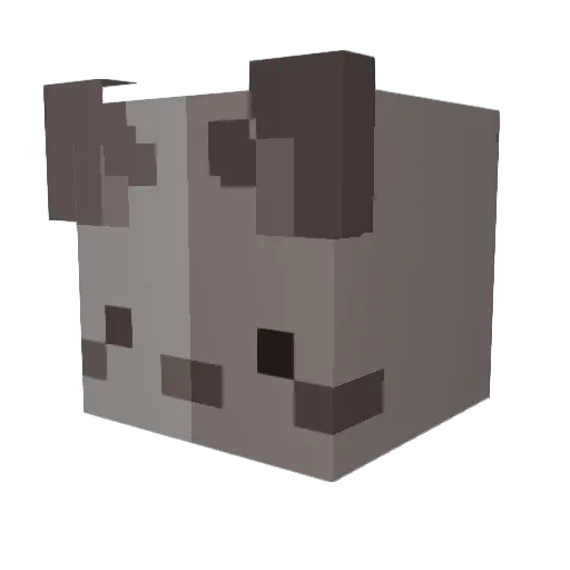 themediocredev44 Minecraft avatar head, 3D render