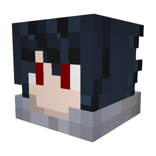 themighty28 Minecraft avatar head, 3D render