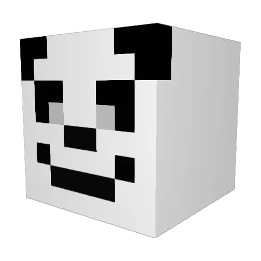 themightyquince Minecraft avatar head, 3D render