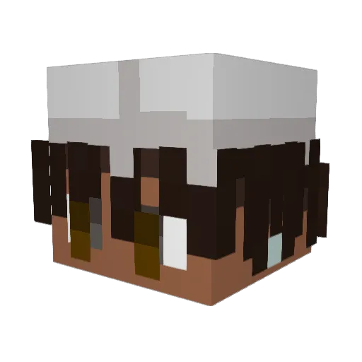 themilkman3123 Minecraft avatar head, 3D render