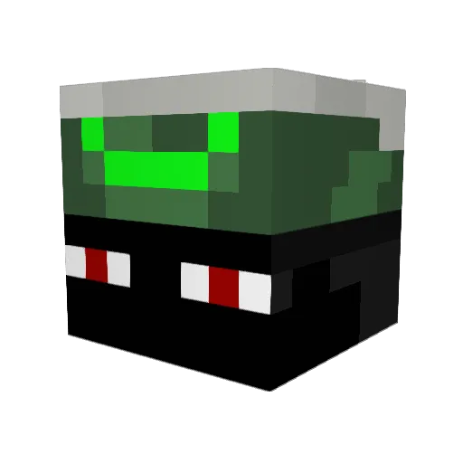 theminer303 Minecraft avatar head, 3D render