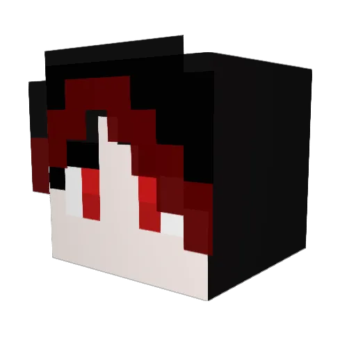 theminiwheeze Minecraft avatar head, 3D render