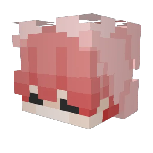 themisss002 Minecraft avatar head, 3D render