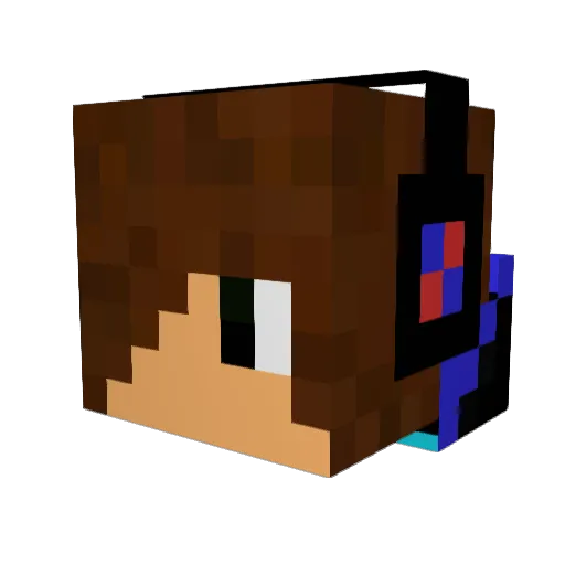 themodcreator Minecraft avatar head, 3D render