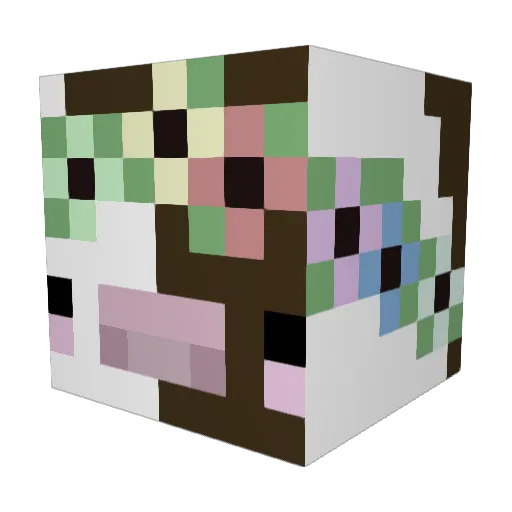 themoonkid Minecraft avatar head, 3D render