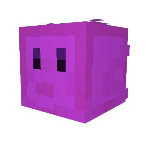 themossgarden Minecraft avatar head, 3D render