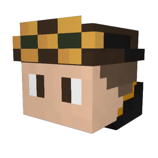 thenamesomar Minecraft avatar head, 3D render