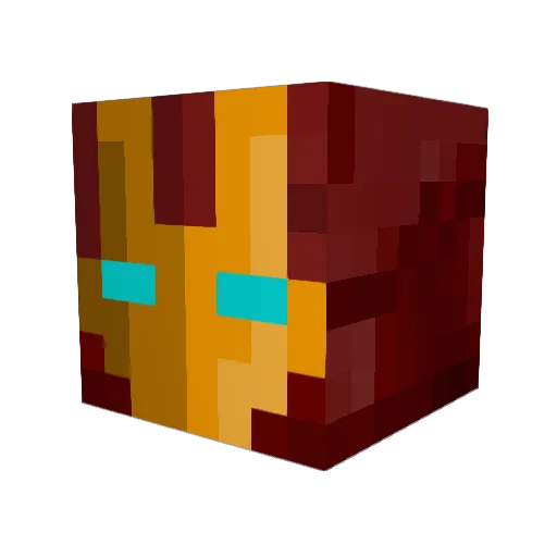 theneedle Minecraft avatar head, 3D render