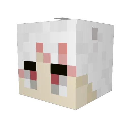 thenickreslayer Minecraft avatar head, 3D render