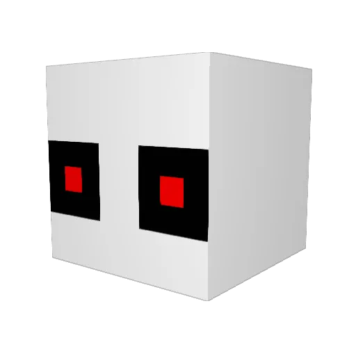 thenitzel Minecraft avatar head, 3D render