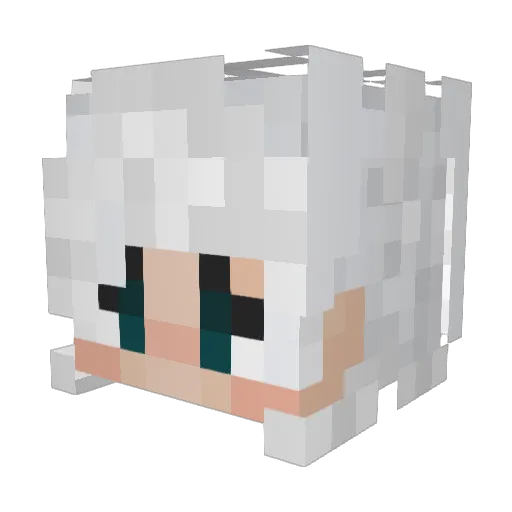 thenoisemaker01 Minecraft avatar head, 3D render