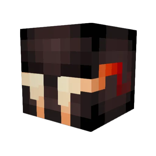 thenuke007 Minecraft avatar head, 3D render