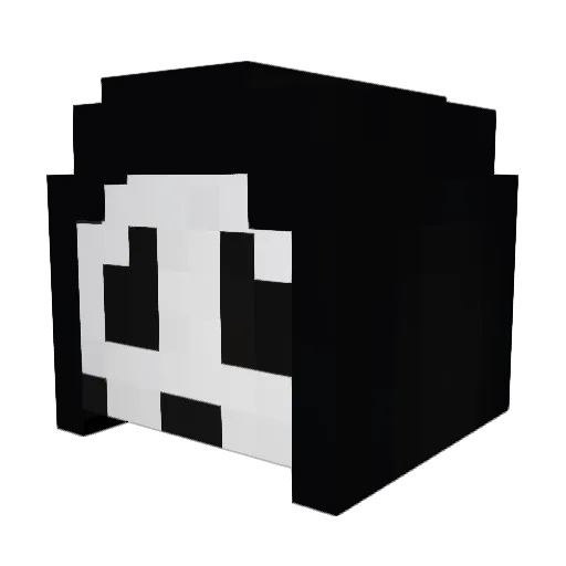 theny Minecraft avatar head, 3D render