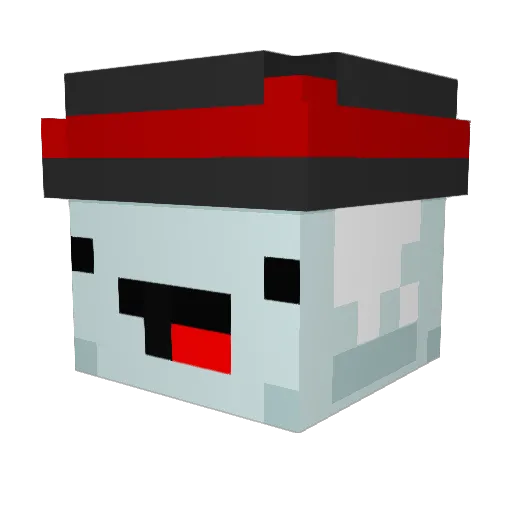 theo0290 Minecraft avatar head, 3D render