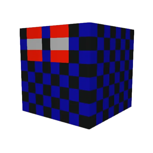 theo2808 Minecraft avatar head, 3D render