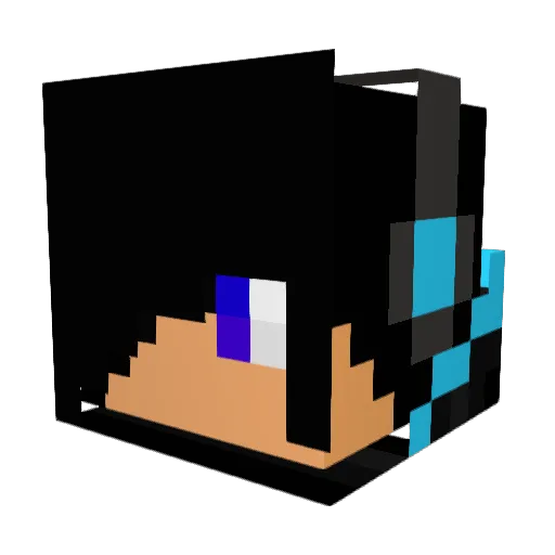 theo64600 Minecraft avatar head, 3D render