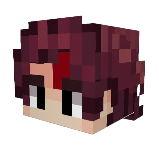 theo67 Minecraft avatar head, 3D render