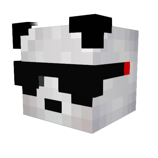 theoStarr Minecraft avatar head, 3D render