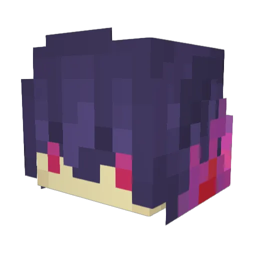 theo_cracy Minecraft avatar head, 3D render