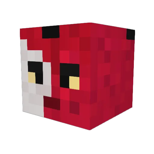 theo_m04 Minecraft avatar head, 3D render