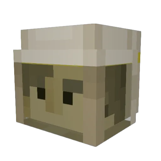 theoball98 Minecraft avatar head, 3D render