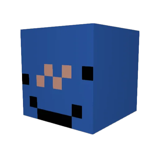 theodddog Minecraft avatar head, 3D render