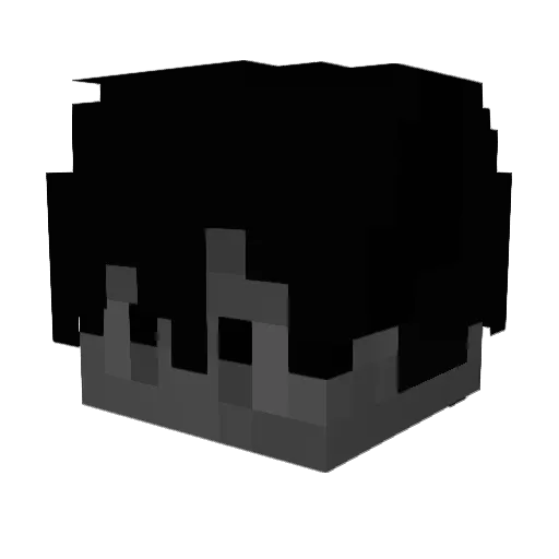 theokvn Minecraft avatar head, 3D render