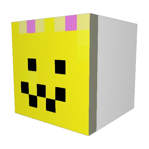 theolivertwist Minecraft avatar head, 3D render