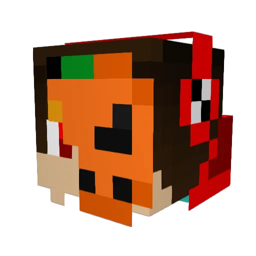 theonlykirk Minecraft avatar head, 3D render