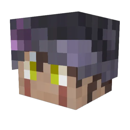 theonryn Minecraft avatar head, 3D render