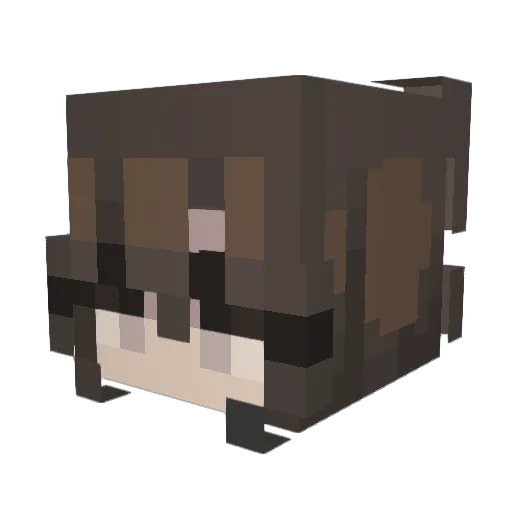 theophile972 Minecraft avatar head, 3D render