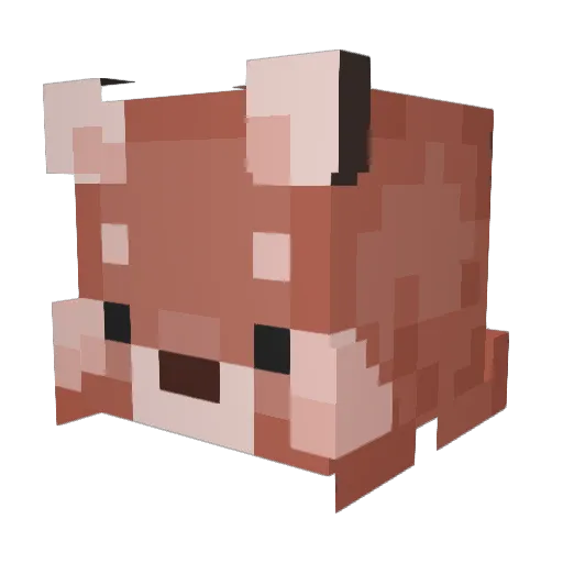 theosauruss Minecraft avatar head, 3D render