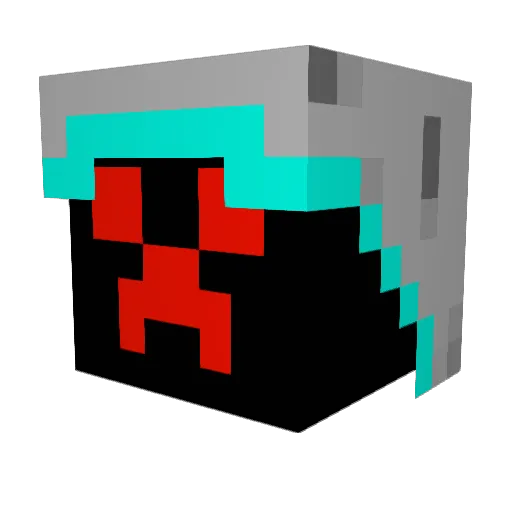 theotabet Minecraft avatar head, 3D render
