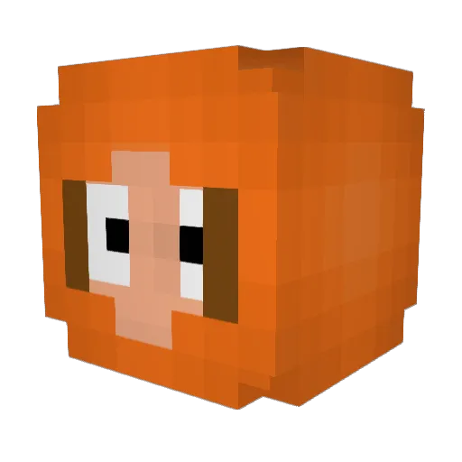 theotherguy51 Minecraft avatar head, 3D render