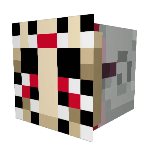 theothermann Minecraft avatar head, 3D render
